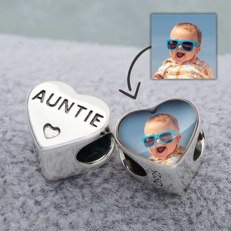 Auntie Photo Charm | Photo Charms | Featherlings UK