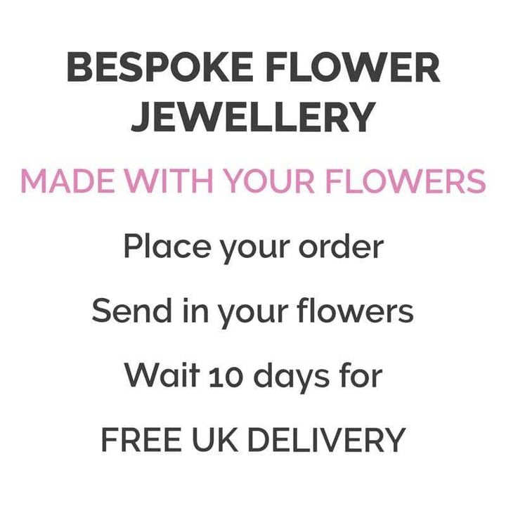 Flower Ball Necklace | Dried Flower Jewellery | Featherlings UK