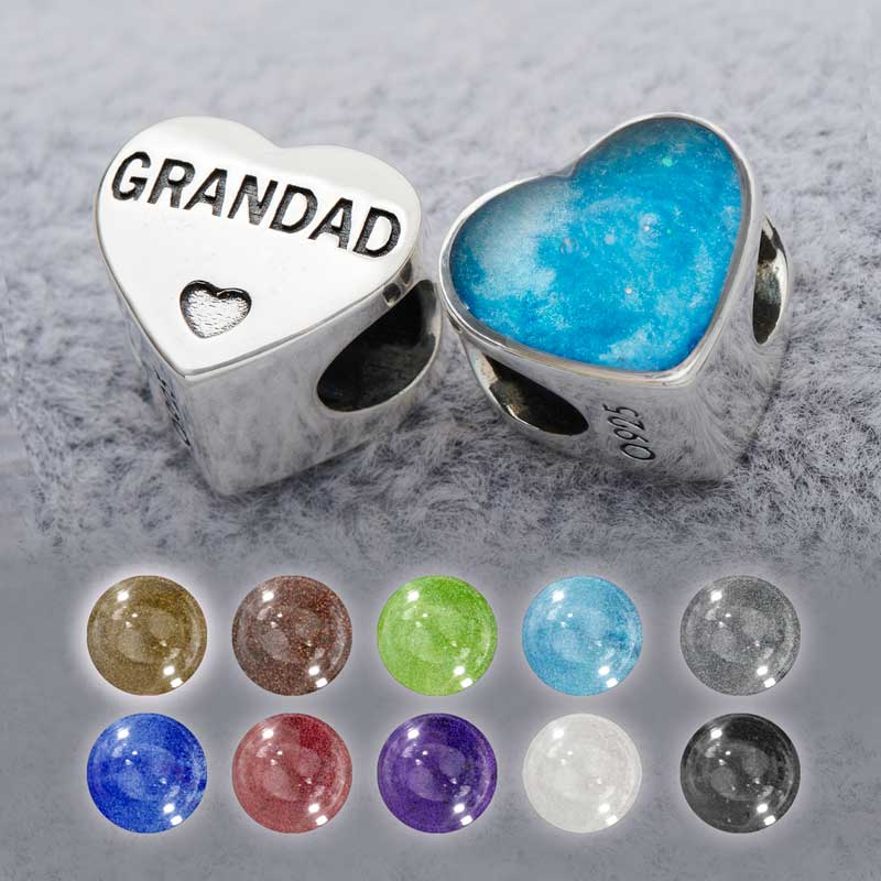 Grandad Ashes Charm | Ashes Charms | Featherlings UK