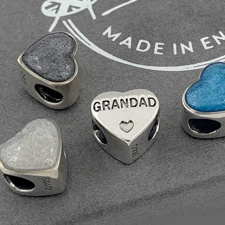 Grandad Ashes Charm | Ashes Charms | Featherlings UK