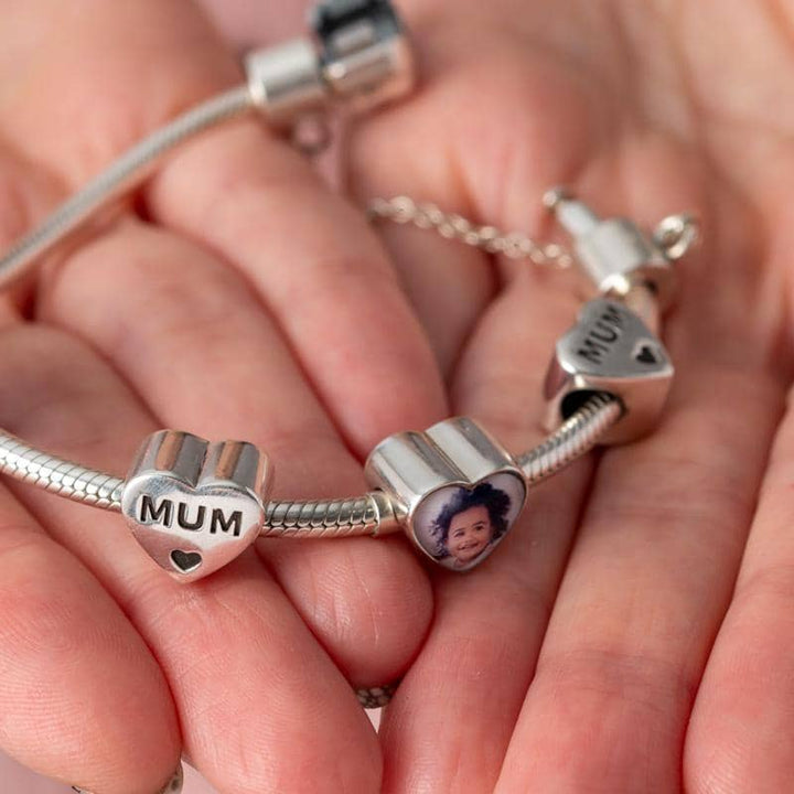 Mum Heart Photo Charm | Photo Charms | Featherlings UK