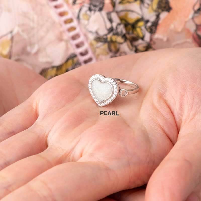 Sparkling love best sale heart ring