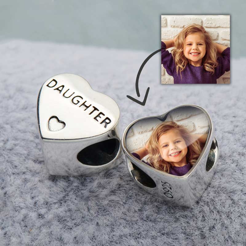 Daughter Photo Charm | Photo Charms | Featherlings UK