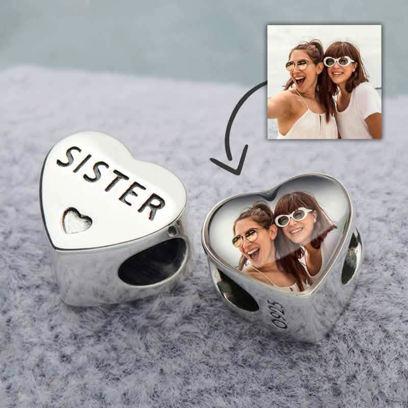 Sister Photo Charm | Photo Charms | Featherlings UK