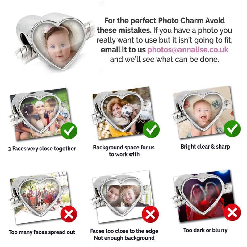 Dad Photo Charm | Photo Charms | Featherlings UK