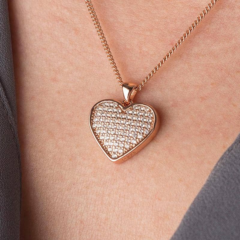 Rose Gold Photo Necklace | Photo Locket | Featherlings UK