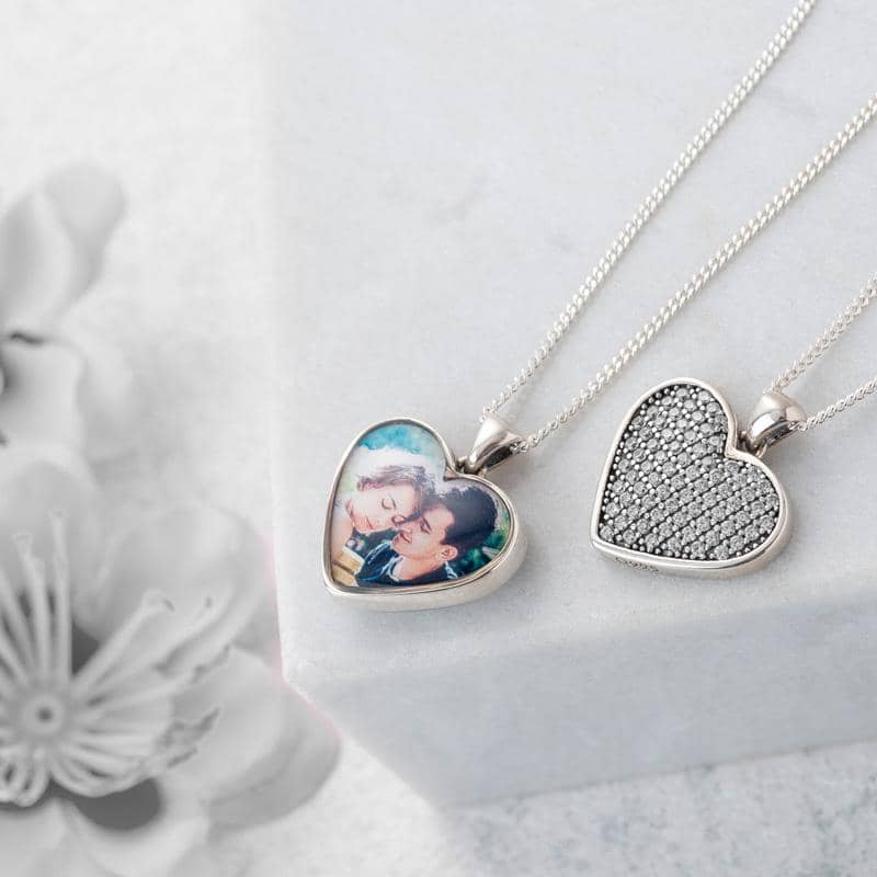 Photo Necklace - Crystal | Photo Locket | Featherlings UK