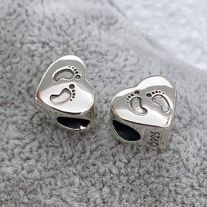 Foot Prints Ashes Charm | Ashes Charms | Featherlings UK