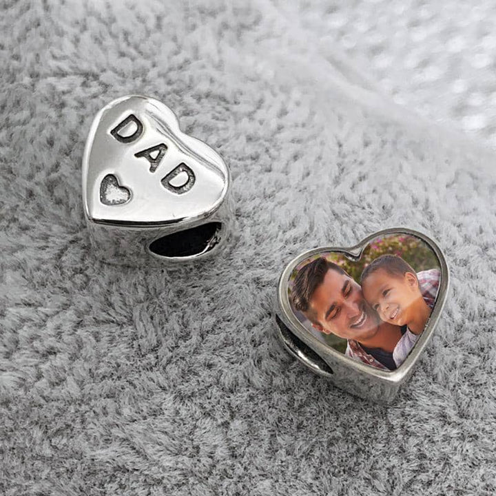 Dad Photo Charm | Photo Charms | Featherlings UK