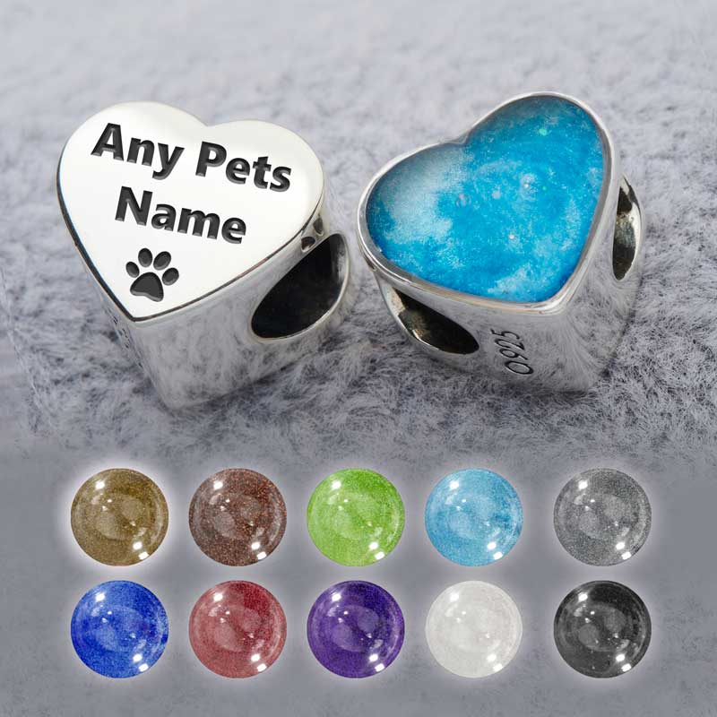 Engraved ashes pet charm | Ashes Charms | Featherlings UK