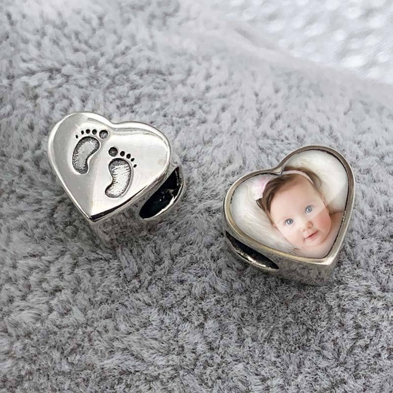 Foot Prints Photo Charm | Photo Charms | Featherlings UK