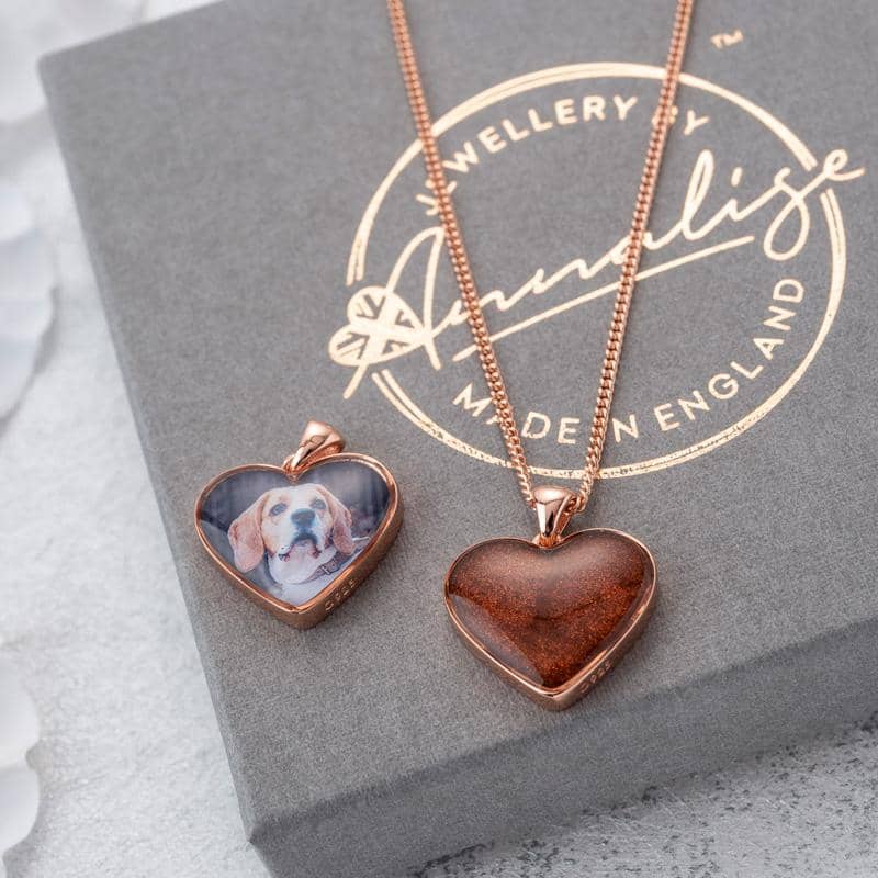 Rose gold necklace for on sale ashes