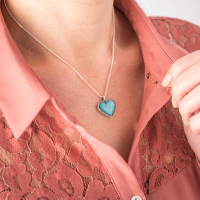 Rose Hearts Ashes Necklace | Ashes Pendant | Featherlings UK